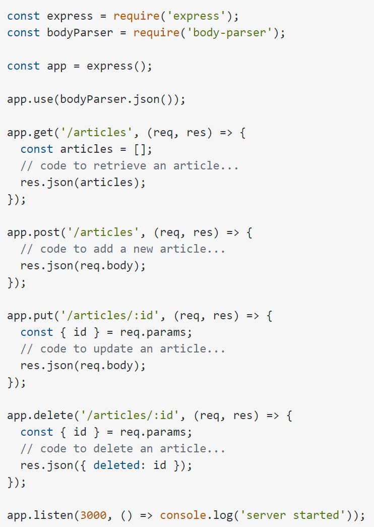 Using Noun instead Verb-Endpoint Path